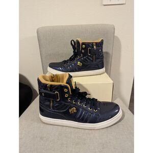 Vlado Footwear Midas Hi-Top Sneakers-Gunmetal IG-1810-GM MEN'S FASHION SHOE